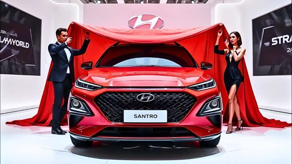2025 Hyundai Santro Officially Unveiled High Mileage 39 KM/L Hatchback With New Updates