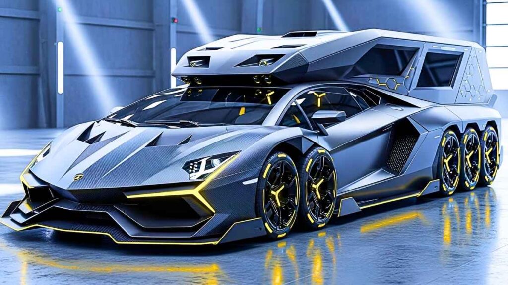 This $15 Million RV Redefines Luxury Travel by Including a Lamborghini and Exclusive Amenities